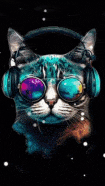 a painting of a cat wearing a hat and a jacket