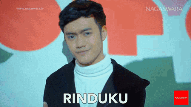 a man with the word rinduku written on his chest