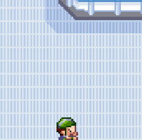 a pixel art of a person on a bike