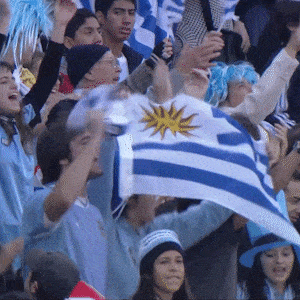 a group of people holding up a flag with a sun on it