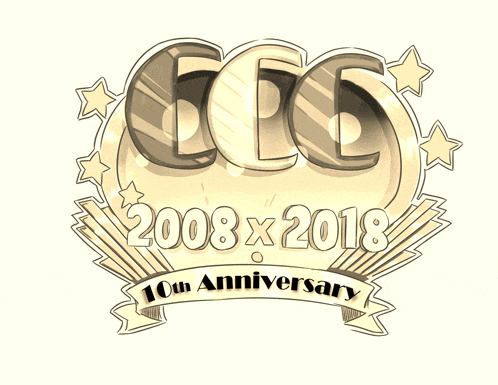 a logo for the 10th anniversary of ccs