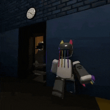 a clock hanging on a brick wall shows the time as almost midnight