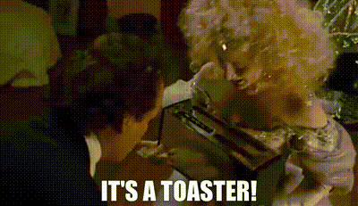 Scrooged Bill Murray GIF - Scrooged Bill Murray Toaster GIFs