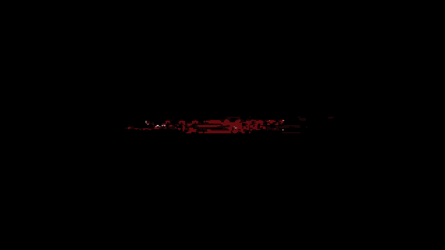 a red and white striped background with the words & in white