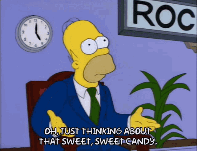 Simpsons Sweet Sweet Candy GIF