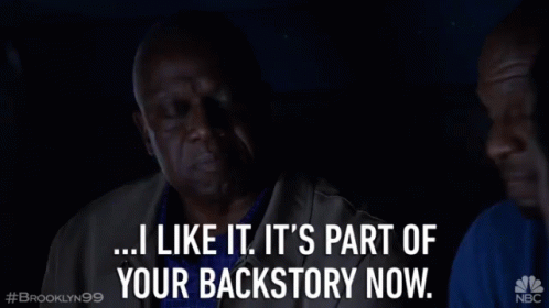 Its Part Of Your Backstory Meh GIF - Its Part Of Your Backstory Meh I Like It GIFs