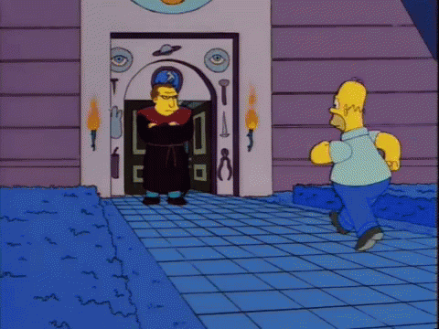 Stonecutters Guard GIF - Simpsons GIFs
