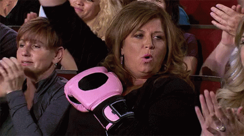 Get Em GIF - Abby Lee Miller Boxing Boxing Gloves GIFs