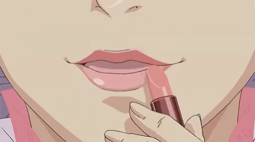 Lipstick Anime GIF - Lipstick Anime Makeup GIFs