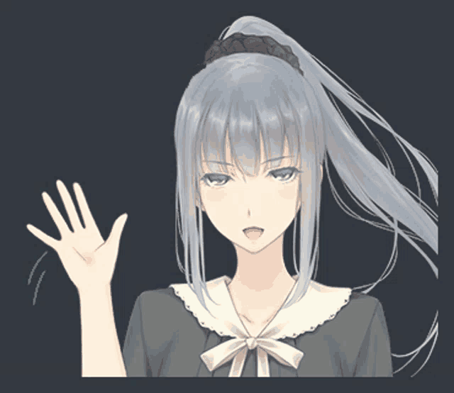 a drawing of a girl with a ponytail and the word yahallo above her