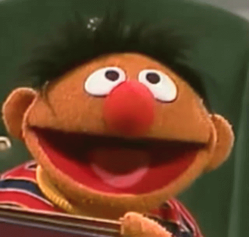 Ernie Sesame Street GIF - Ernie Sesame Street Laughing GIFs