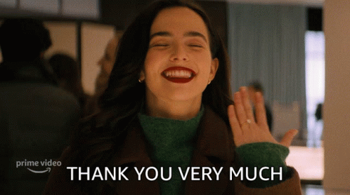 Thank You Very Much Zoey Deutch GIF - Thank You Very Much Zoey Deutch Something From Tiffanys GIFs