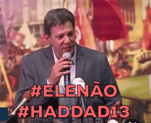 Ele Não, Haddad 13, Pt, Eleições GIF - Nothim Haddad13 GIFs