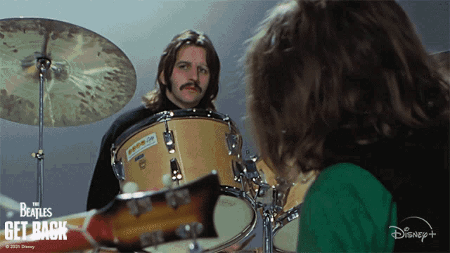 Drumming Ringo Starr GIF - Drumming Ringo Starr The Beatles GIFs