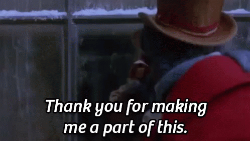 Thank You For Making Me A Part Of This - The Muppet Christmas Carol GIF - Rizzo The Rat Window Cleaning GIFs