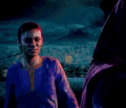 a pixelated image of a woman wearing a red shirt