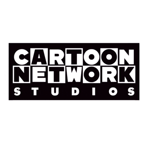 the logo for cartoon network studios shows a man holding a camera