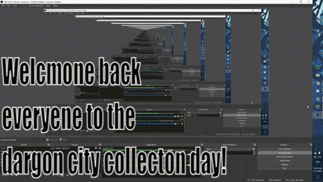 a screenshot of a video game with the words welcome back everyone to the dargon city collection day