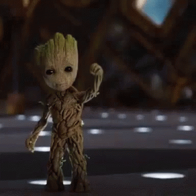 Baby Groot Guardians Of The Galaxy GIF - Baby Groot Guardians Of The Galaxy Salut GIFs