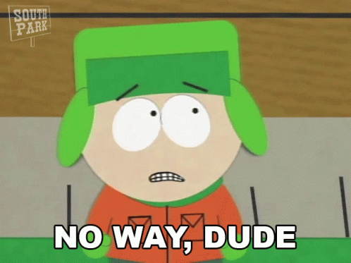 No Way Dude Kyle GIF - No Way Dude Kyle South Park GIFs
