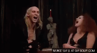 Laughing - Shut Upt! - Rhps GIF - Rocky Horror Picture Show Rocky Horror Riff Raff GIFs