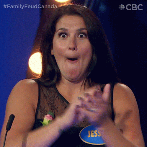 Excited Family Feud Canada GIF - Excited Family Feud Canada Hyped GIFs