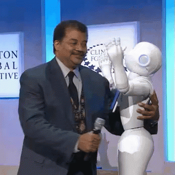 Robot GIF - Robot Hug Aww GIFs
