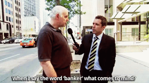 When I Say The World 'Banker' What Comes To Mind? GIF - Banker What Comes To Mind GIFs