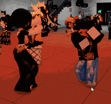 a screenshot of a video game with mia invitado and suchi invitado