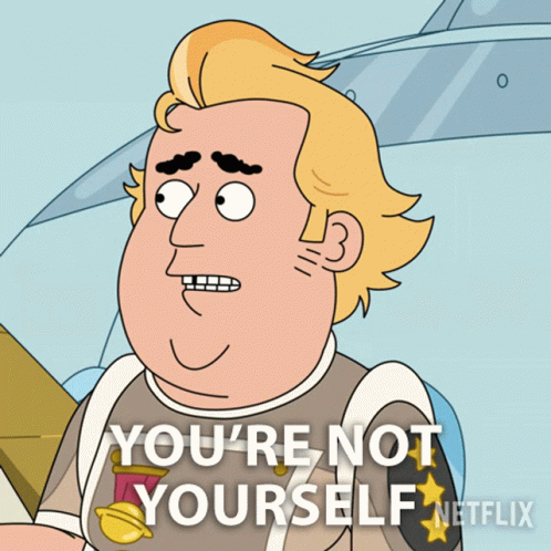 Youre Not Yourself Fichael GIF - Youre Not Yourself Fichael Farzar GIFs