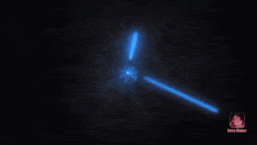 a metallica logo with a blue sphere in the background