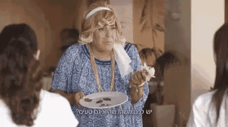 Plate Old GIF - Plate Old Woman GIFs