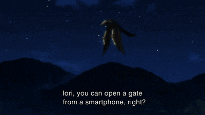a cartoon character says yes so long as it 's connected to the internet but ...