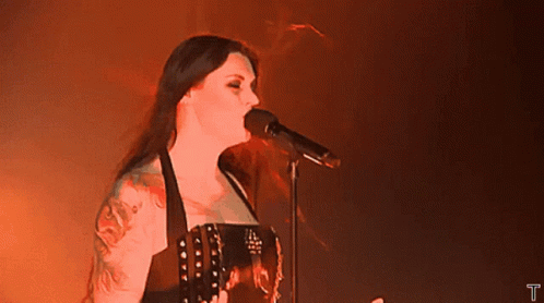 Nightwish Floor Jansen GIF - Nightwish Floor Jansen Sing GIFs