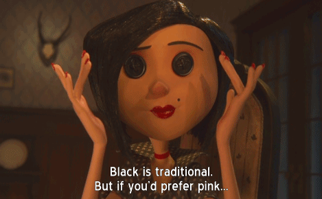 I Don'T Like Pink GIF - Buttoneyes Coralin Scary GIFs