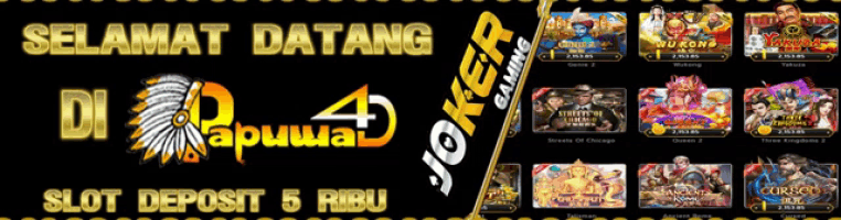 a joker gaming slot deposit 5 ribu banner with various slot games