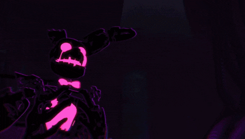 a cartoon explosion with a purple background and a yellow light coming out of it