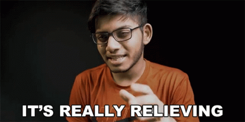 Its Really Relieving Anubhav Roy GIF - Its Really Relieving Anubhav Roy Relieving GIFs