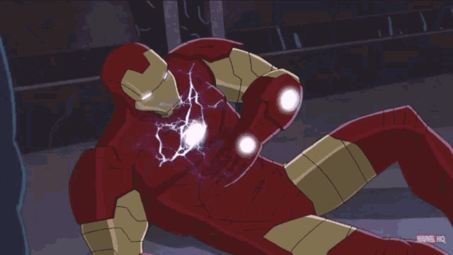 Iron Man Night Hawk GIF - Iron Man Night Hawk Blaster GIFs