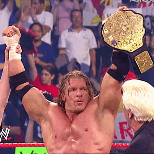Triple H World Heavyweight Champion GIF - Triple H World Heavyweight Champion Ric Flair GIFs