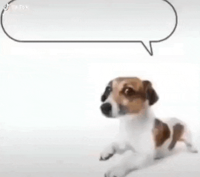 a picture of a dog with a speech bubble that says wenomechainsama on it .