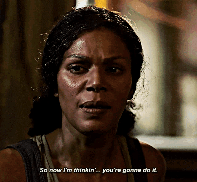 The Last Of Us Marlene GIF - The Last Of Us Marlene So Now Im Thinkin Youre Gonna Do It GIFs