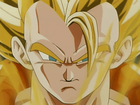 a close up of a cartoon character 's face with a serious look on his face