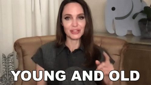 Young And Old Angelina Jolie GIF - Young And Old Angelina Jolie Bustle GIFs