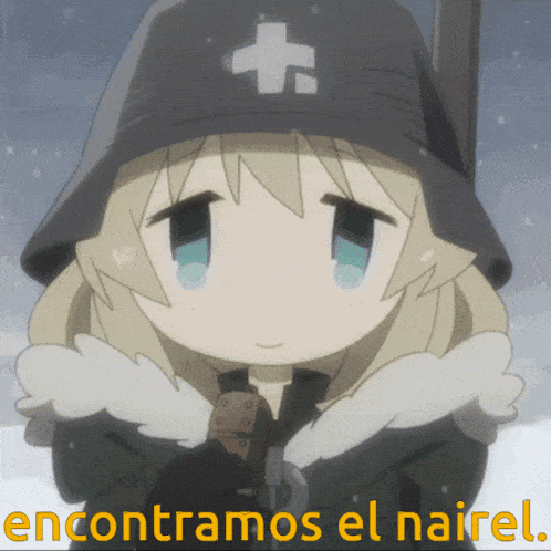 a picture of a girl with the words encontramos el nariel in the bottom right corner