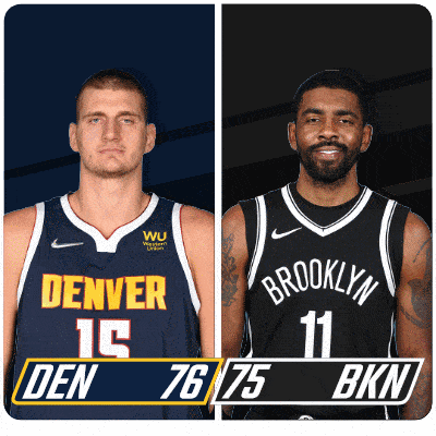 two basketball players from denver and brooklyn