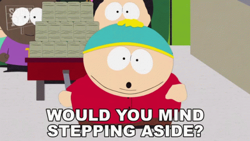 Would You Mind Stepping Aside Eric Cartman GIF - Would You Mind Stepping Aside Eric Cartman Tolkien Black GIFs