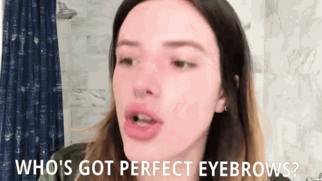 Perfect Eyebrows Bella Thorne GIF - Perfect Eyebrows Bella Thorne Sassy GIFs