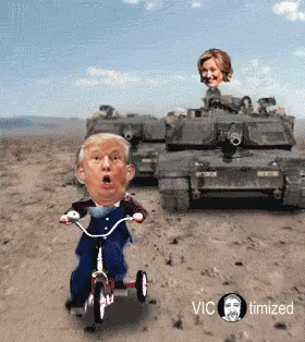 Trump Clinton GIF - Trump Clinton Tank GIFs