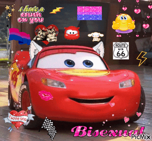 a picture of a red lightning mcqueen car from cars